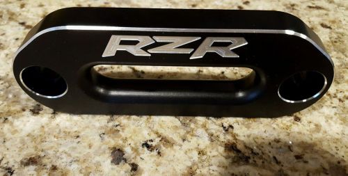 Polaris rzr razor aluminum hawse fairlead blk anodized fits 1500-3500 winch