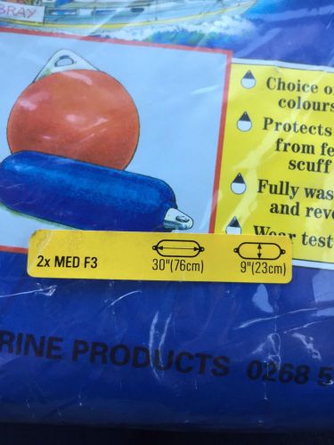 Set of 2 fender covers, fenda-sox med f3 fits 30" x 9"