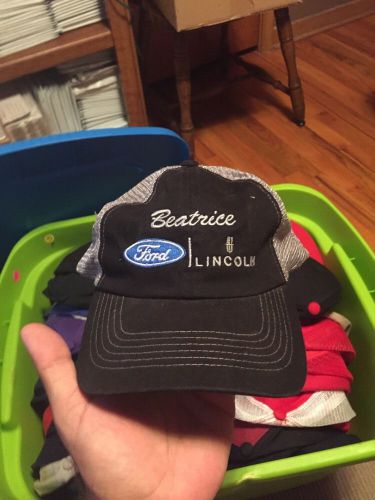 Ford beatrice lincoln trucker style adjustable hat very nice used
