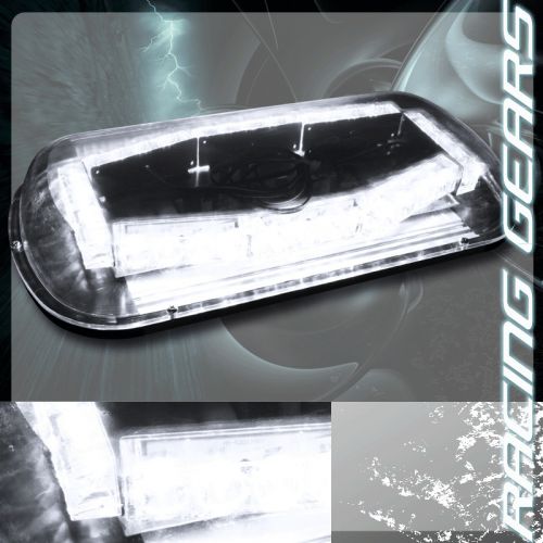 Universal 32 white led emergency flash signal magnetic roof top strobe light kit