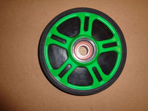 New genuine arctic cat 7.12" x .787" green idler wheel for sleds in the 2000s