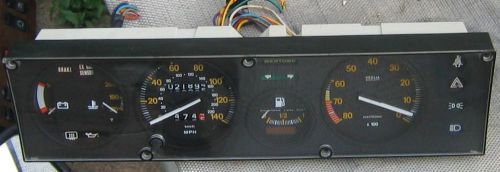 82-89 bertone x1/9 tachometer speedometer instrument cluster complete mint 22k