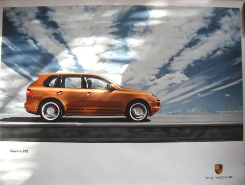 Porsche gts cayenne posters original porsche showroom 4 brand new posters