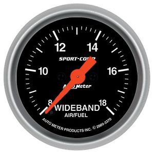 Auto meter 3370 sport-comp; wide band air fuel ratio kit