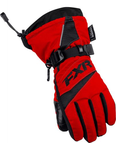 Fxr helix youth race gloves red