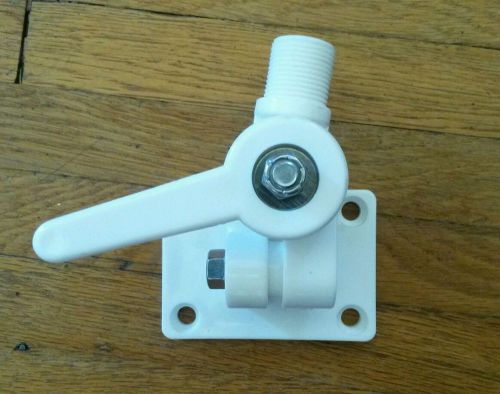 West marine nylon flat surface ratchet antenna mount