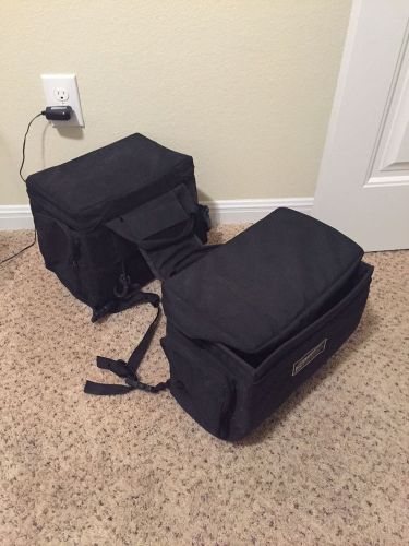 Sharp motorcycle saddle bag