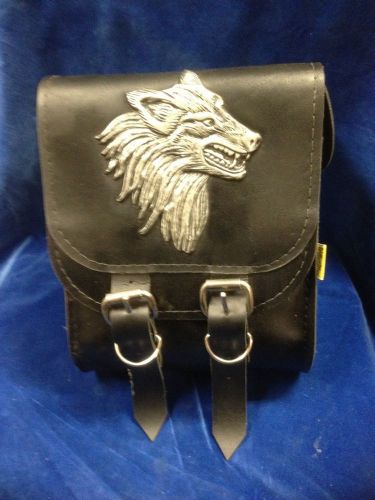 Willie &amp; max harley/ sissy bar// motorcycle tool / wolf head embossed symbol