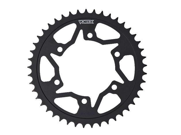 Vortex steel rear sprocket 47t 525 black triumph daytona 600 2003-2004