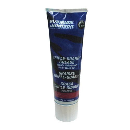 Oem brp johnson evinrude triple-guard marine grease 8 oz tube 0508298