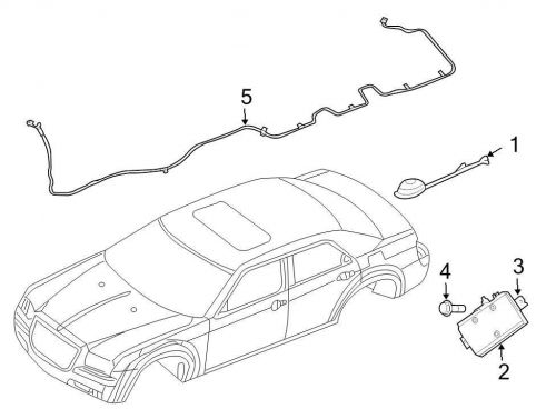 Chrysler oem chrysler radio wire harness 05087104ae image 5