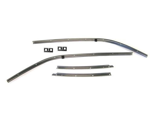 1967 camaro or firebird roof rail weather strip channel retainer 6 pc kit