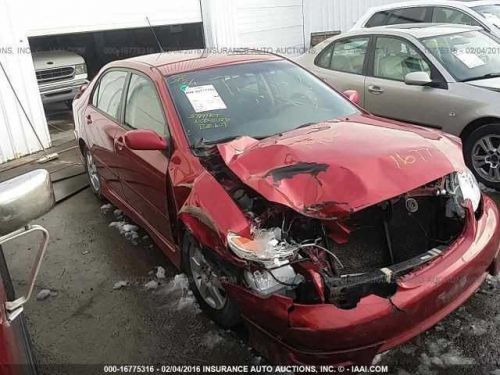 Passenger right side view mirror power painted fits 03-08 corolla 694710