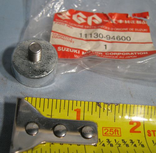 Suzuki boat motor lower unit, clamp bracket, crankcase zinc anode 11130-94600