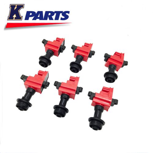 6 pcs  ignition coil pack fits nissan skyline r34 gtt er34 enr34 rb25 neo
