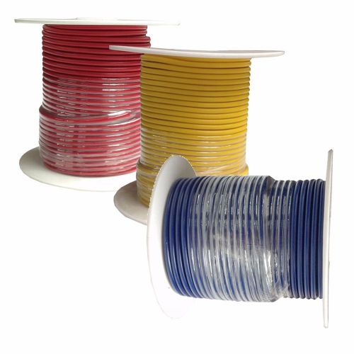 16 gauge primary wire : copper stranded : 3-100 foot rolls : choose your colors!