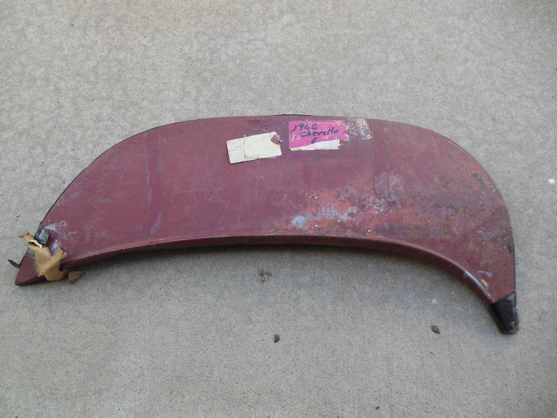 68 1968 chev chevrolet chevelle fender skirt