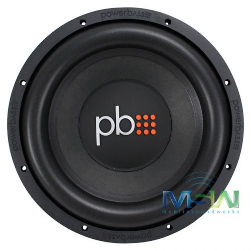 Powerbass s-1204d 12" 300w rms car stereo subwoofer sub woofer 4-ohm dvc s1204d