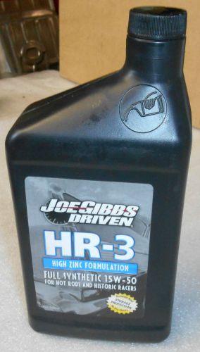 Joe gibbs driven hr-3 15w-50 oil