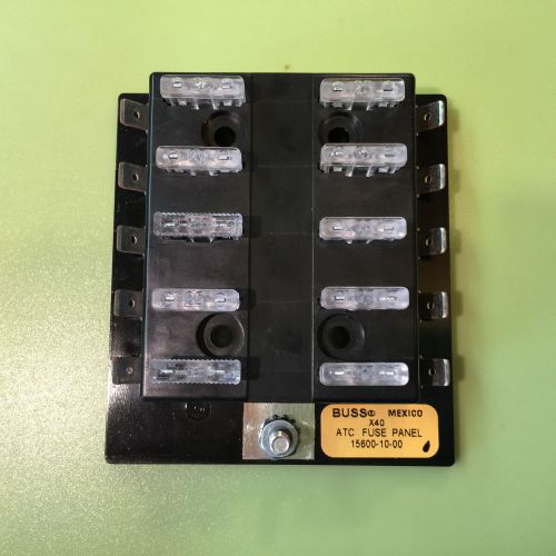 Buss atc / ato medium fuse remote pony panel block  &amp; 10 std. fuses