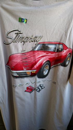 Corvette stingray men's gray t-shirt size xl never used