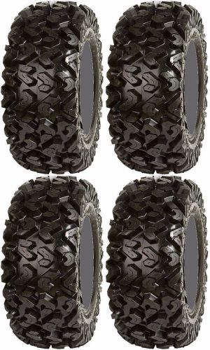 Full set of sedona rip saw 26x9-14 and 26x11-14 atv tires (4)sedona rip saw 26