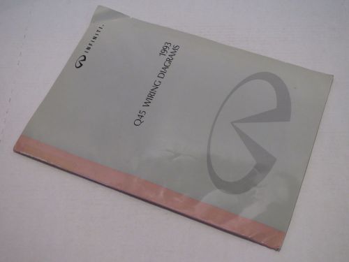 1993 infiniti q45 oem electrical wiring diagrams service manual huge full size!