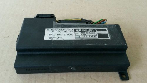 Mercedes benz r107 w124 w126 w201 alarm system antitheft control unit 1268200826