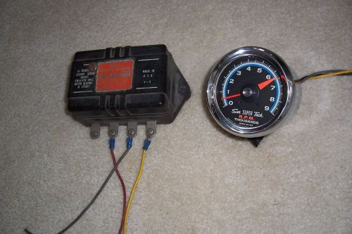 Vintage sun 9k tach sst-709 w/transmitter 1960's 19670's original vw gm ford
