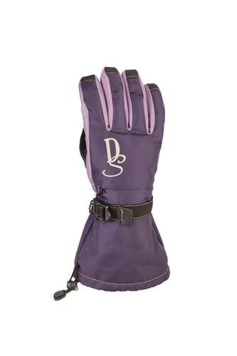 Divas snow gear ladies divine ii snowmobile gloves - eggplant/ivory (xs/x-small)