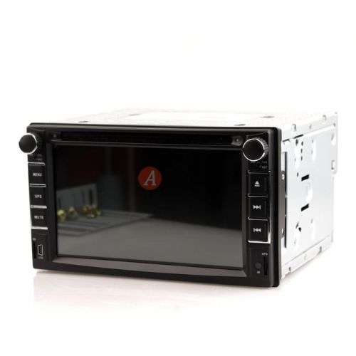 Quad core android 4.4 6.2&#034; double 2din car gps cd dvd player bt fm radio stereo