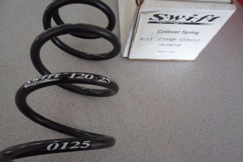 Swift coil over spring 2.5&#034; id 12&#034; length 125 lb rate