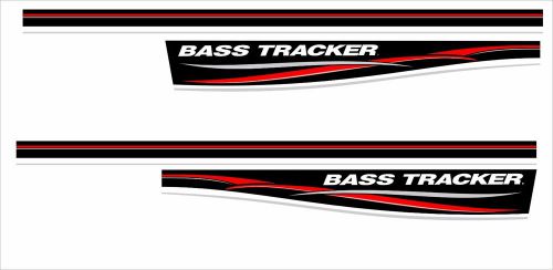 Bass tracker boat decal set marine