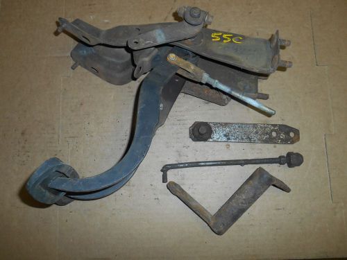 1955 chevrolet car brake and clutch pedal unit