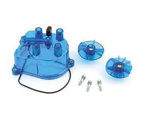 Clear blue distributor cap rotor honda accord civic del sol 2.0l 2.3l 2.6l ex dx