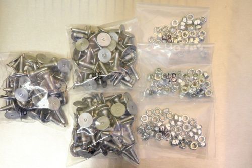 (144) extreme max platinum plus 1.00” snowmobile track studs &amp; nuts