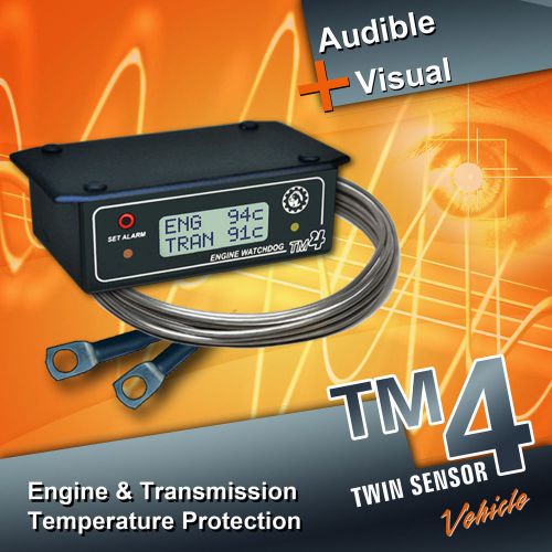 Tm4 two sensor model, engine &amp; transmission temperature warning sensor tm4 twin