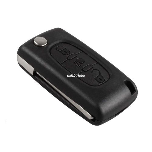 3 button car flip control remote key fob case for citroen c2 c3 c4 picasso g8