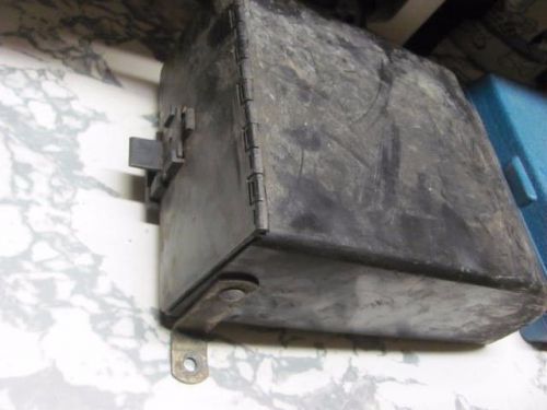 Vintage ski doo hard plastic storage box, latch works