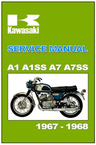 Kawasaki workshop manual a1 a1ss a7 a7ss 1967 &amp; 1968 maintenance service repair