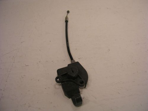 1983 suzuki gs550l left side helmet hanger with seat release cable