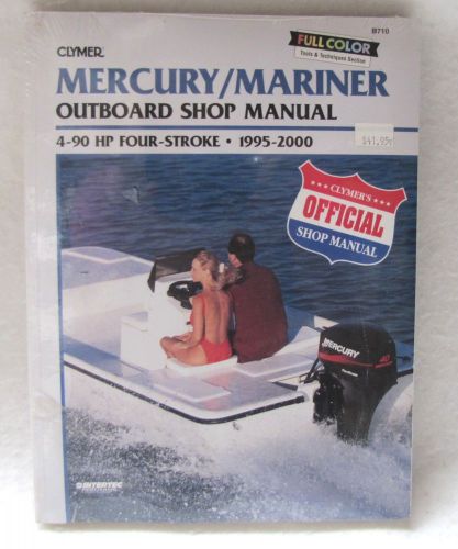 Clymer repair manual mercury/mariner 4-90hp outboards b710