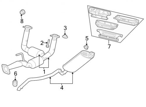 Chrysler oem jeep exhaust heat shield 53032208ah image 7