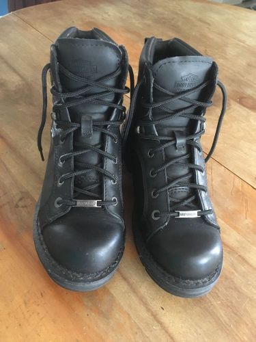 Harley davidson women's riding boots, black, size 10