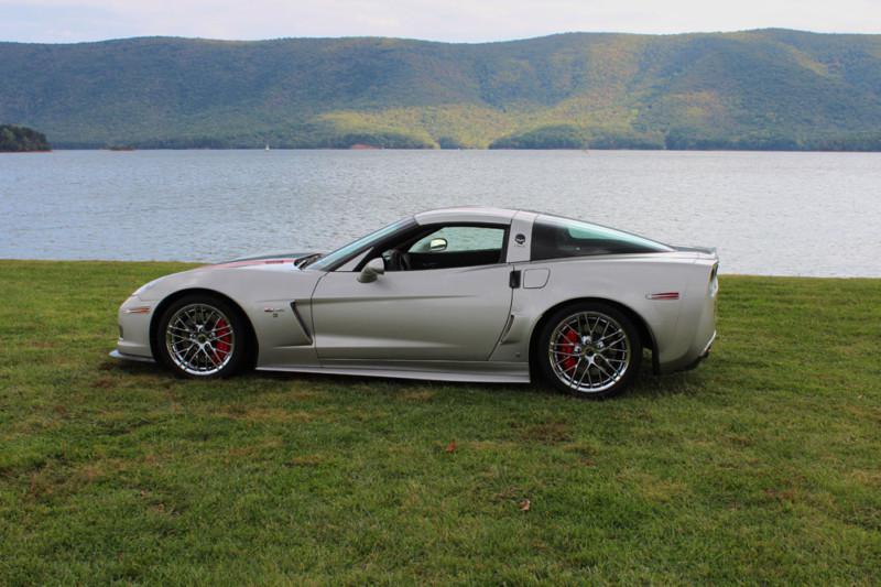 Chevy corvette c6 z06 with zr1 wheels hd poster super car print multi sizes 