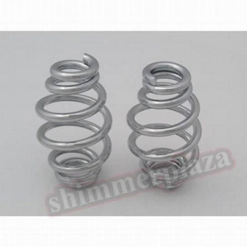 Chrome 3&#034; barrel coiled solo seat springs for harley chopper bobber softail