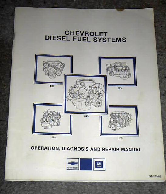 1982 83 84 chevrolet truck car diesel fuel injection systems manual 