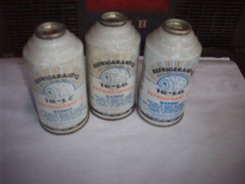 R12 refrigerant  r-12  3 cans 14oz