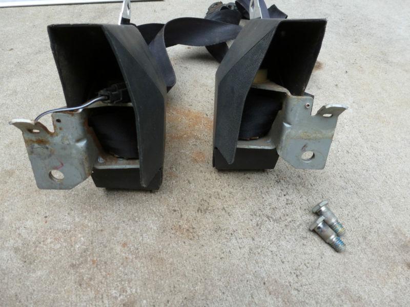 Pair 1973-87 GMC Chevy Truck Silverado Sierra Black Shoulder Seatbelts, US $9.99, image 8