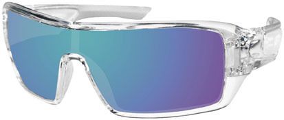 Bobster paragon sunglasses clear/blue mirror lens